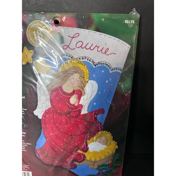 Bucilla Watching Over Me Stocking Kit #85175 New/Sealed - Picture 2 of 6